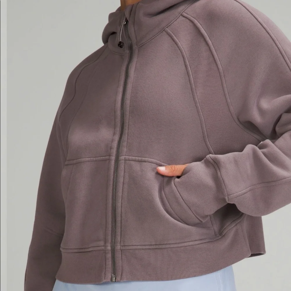Lululemon Scuba Oversized Full Zip * Lunar Rock XS/S NWT Discontinued - Picture 3 of 8